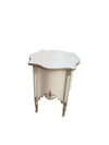 Vintage Cream Bedside Nightstand Table