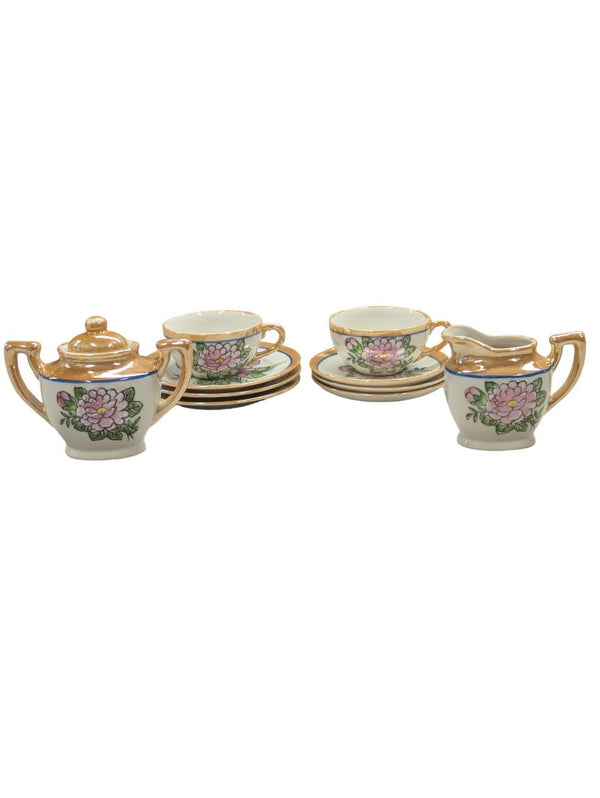 Vintage Mini Japanese Lusterware Tea Set