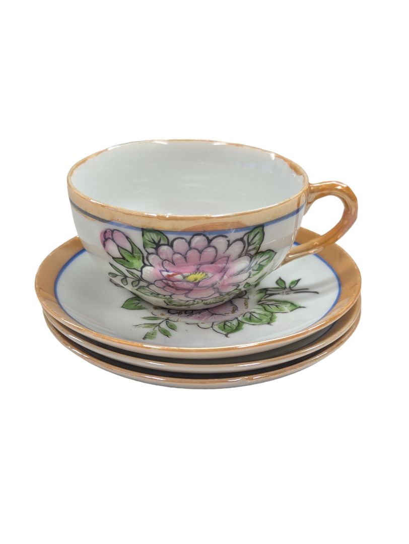 Vintage Mini Japanese Lusterware Tea Set