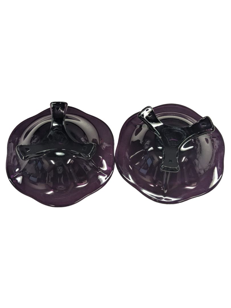 Fenton Style Candlestick Holders