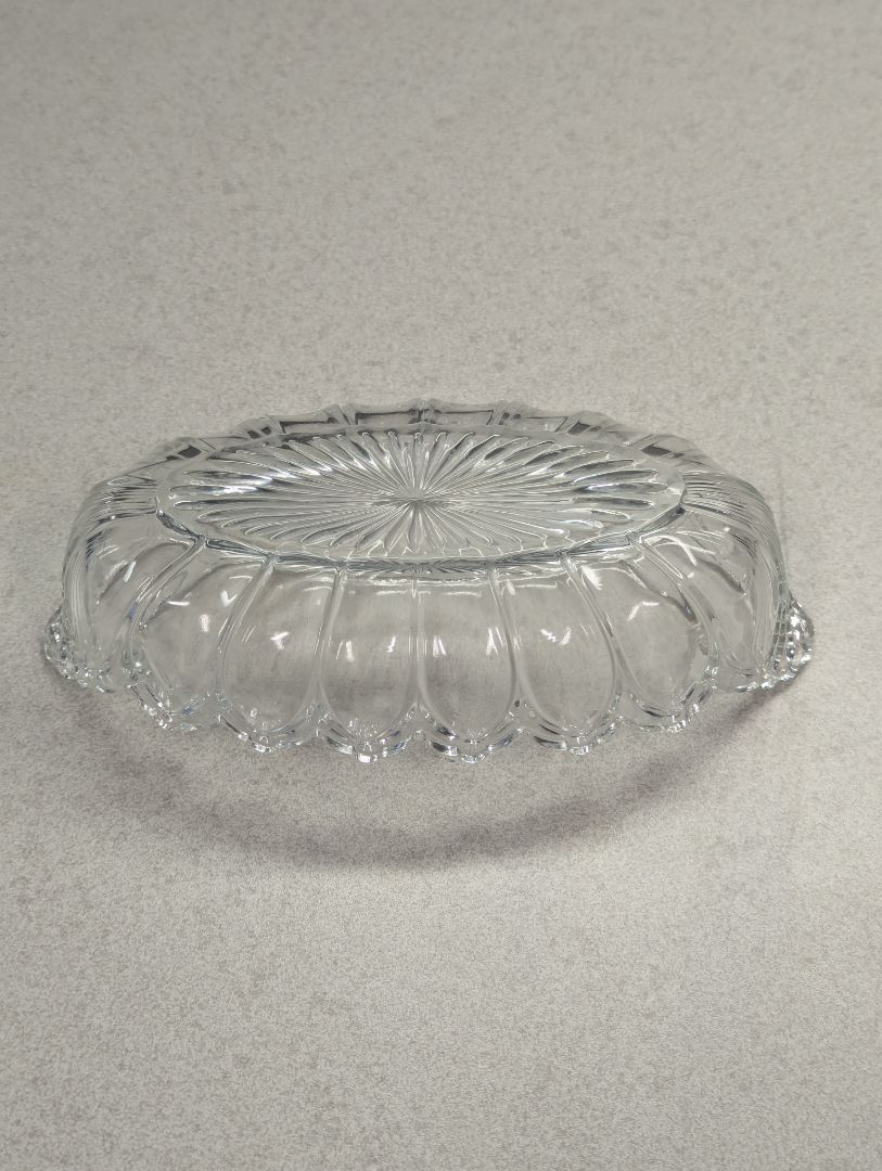 Vintage Colonial Pattern Oval Relish Dish