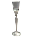 Pewter & Glass Candle Holder