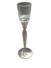 Pewter & Glass Candle Holder