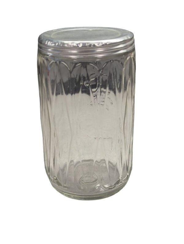 VINTAGE HOOSIER JAR EMBOSSED
