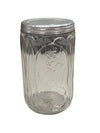 VINTAGE HOOSIER JAR EMBOSSED