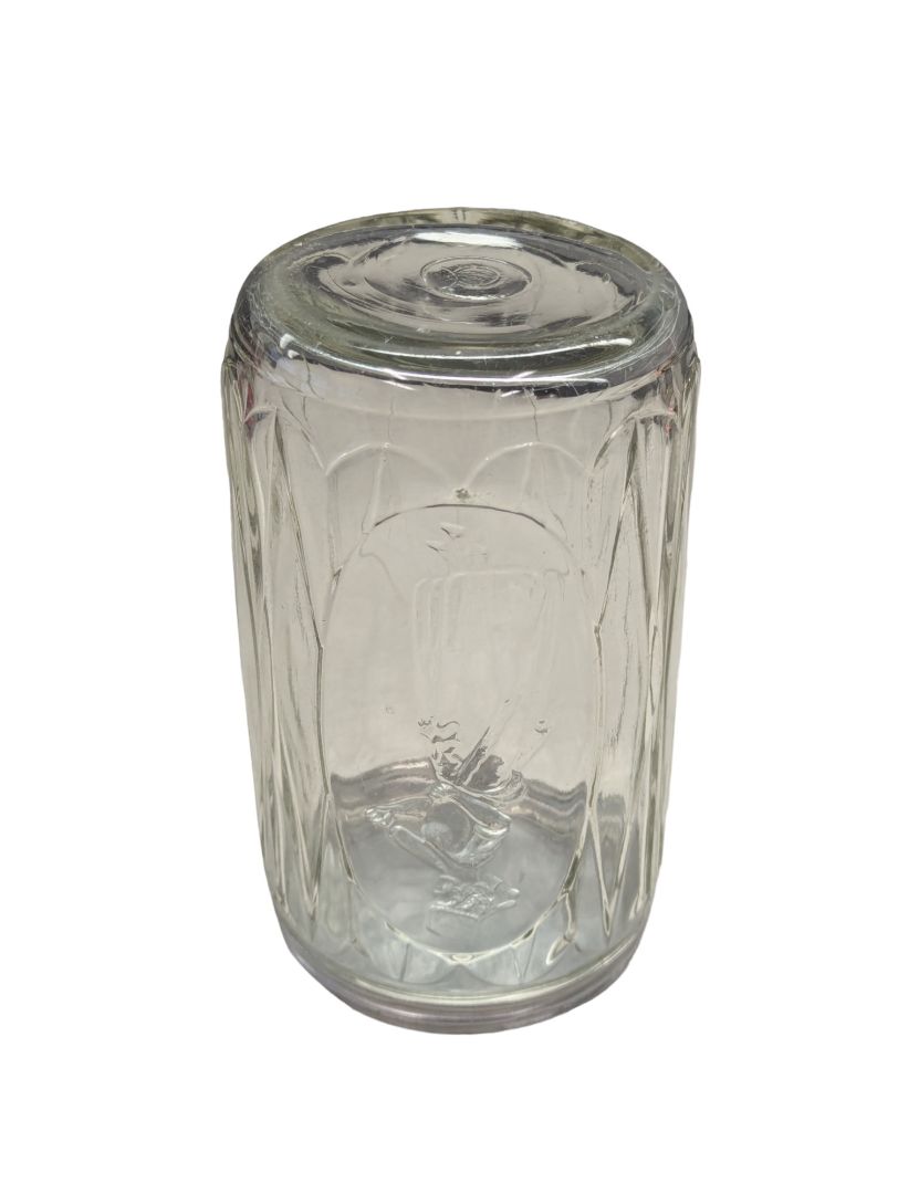 VINTAGE HOOSIER JAR EMBOSSED