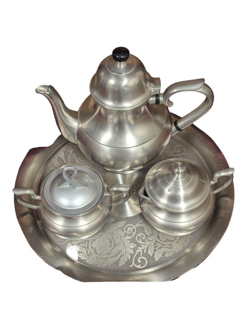 4pc Pewter Tea Set by Royal Selangor in Box
