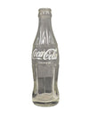 Coca Cola Glass Bottle White Lettering