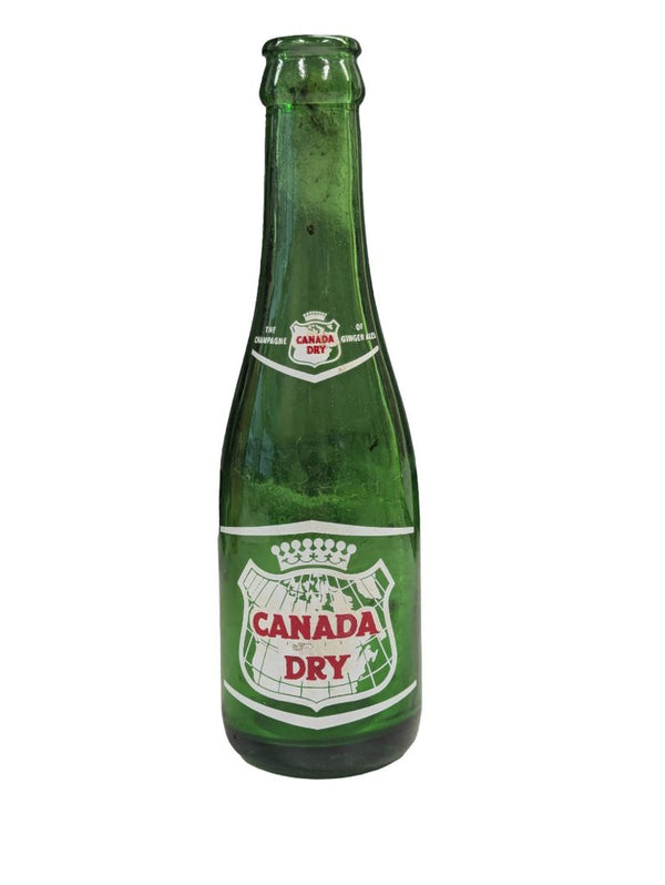 Canada Dry Pale Dry Ginger Ale Bottle