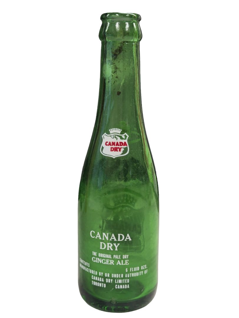 Canada Dry Pale Dry Ginger Ale Bottle