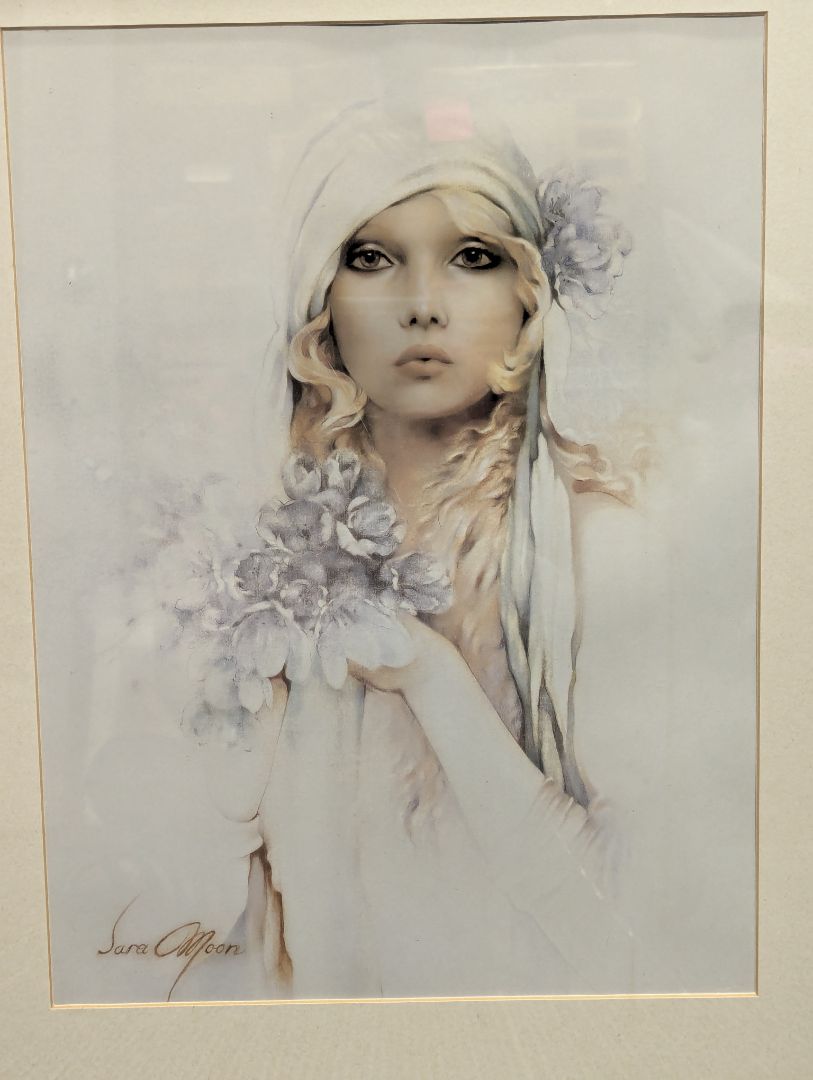 Sara Moon framed art lithograph print