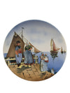 1950s German Wall Plate With Sailing Boats