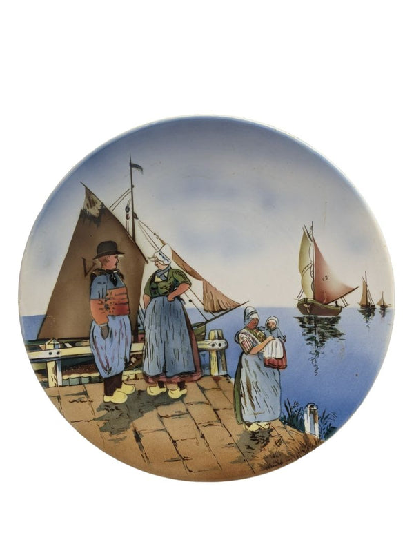 1950s German Wall Plate With Sailing Boats