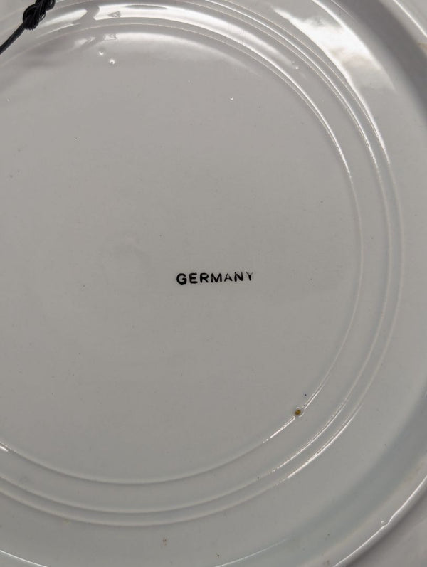 1950s German Wall Plate With Sailing Boats