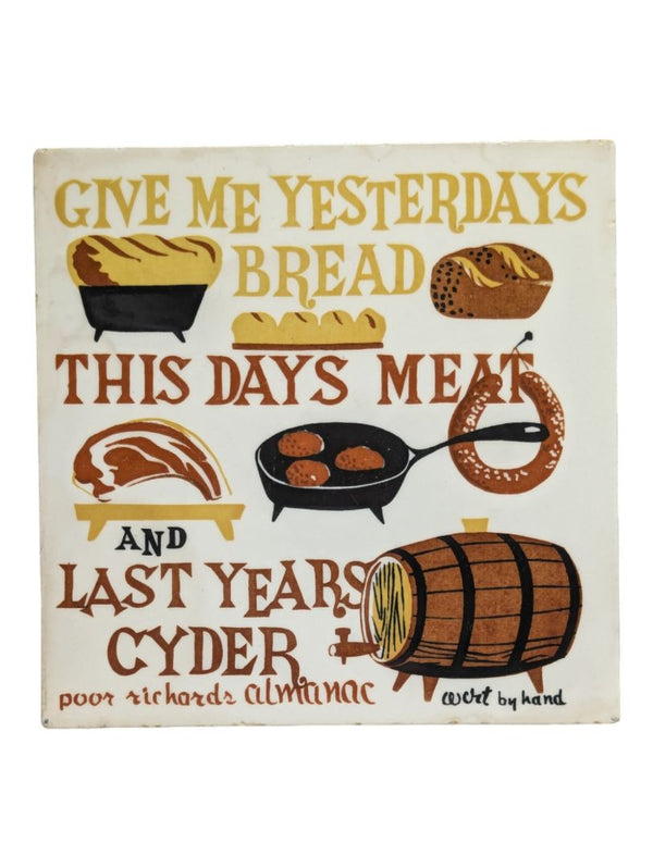 Robert Darr Wert Country Print Tile