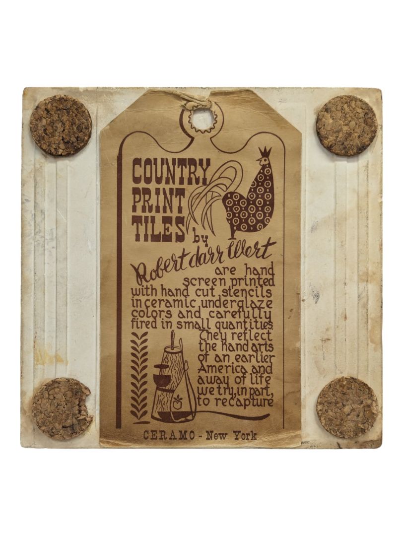 Robert Darr Wert Country Print Tile