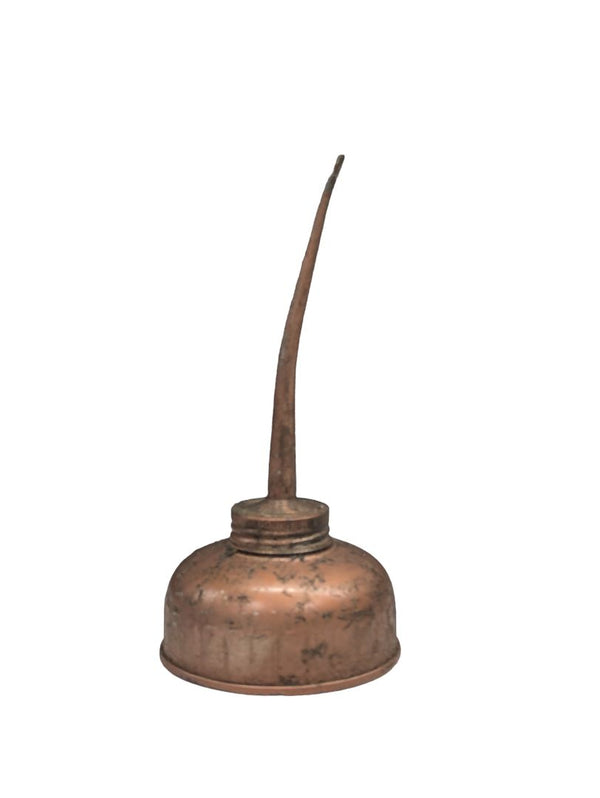 Vintage Small Copper Oil Can