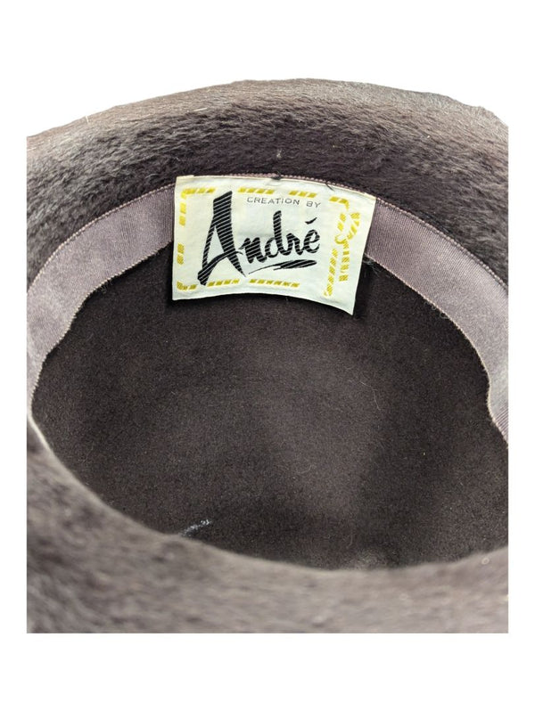 Vintage Andre Fur Felt Hat in box