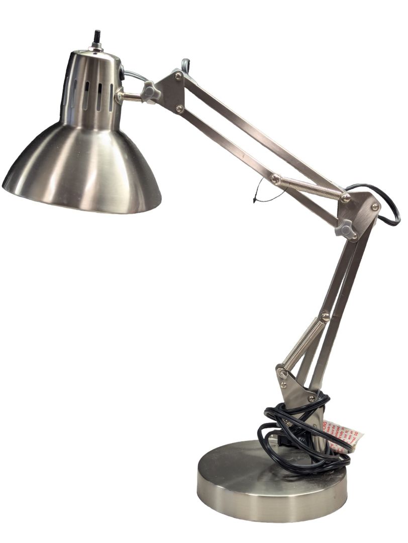 Silver Office/Bankers Lamp