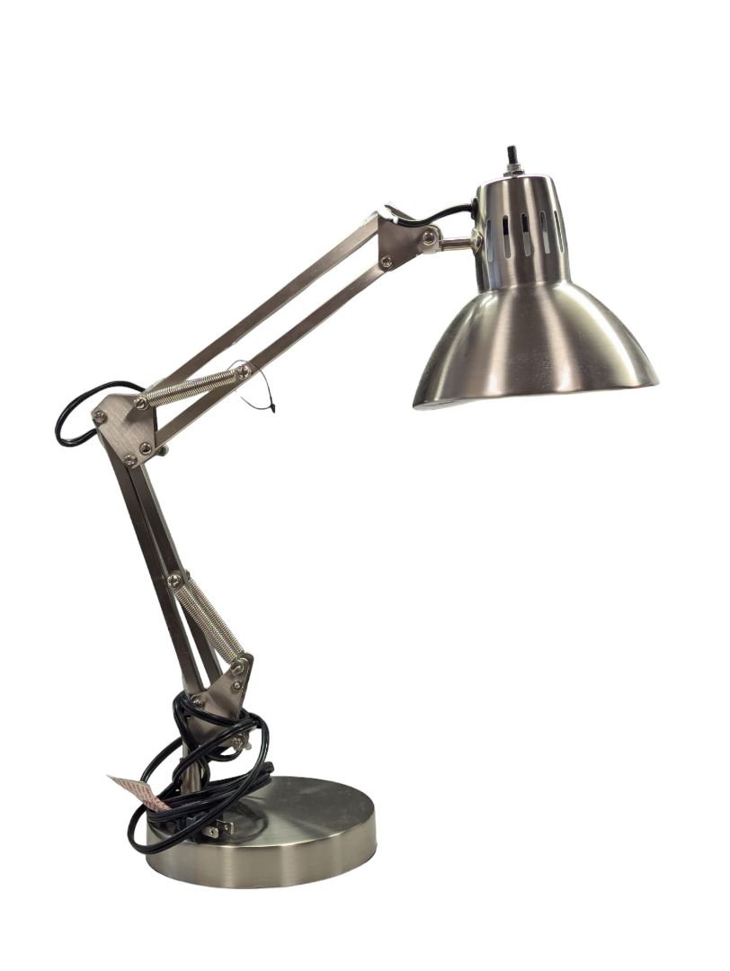 Silver Office/Bankers Lamp