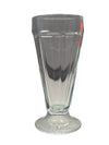 4 Vintage Clear Milkshake Glass