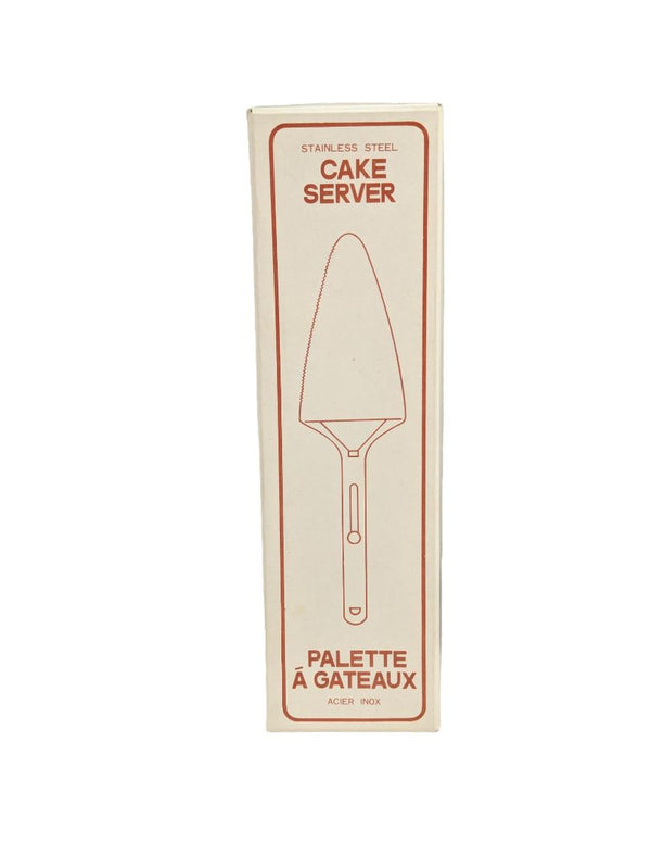 Vintage Stainless Steel Cake Server in Box
