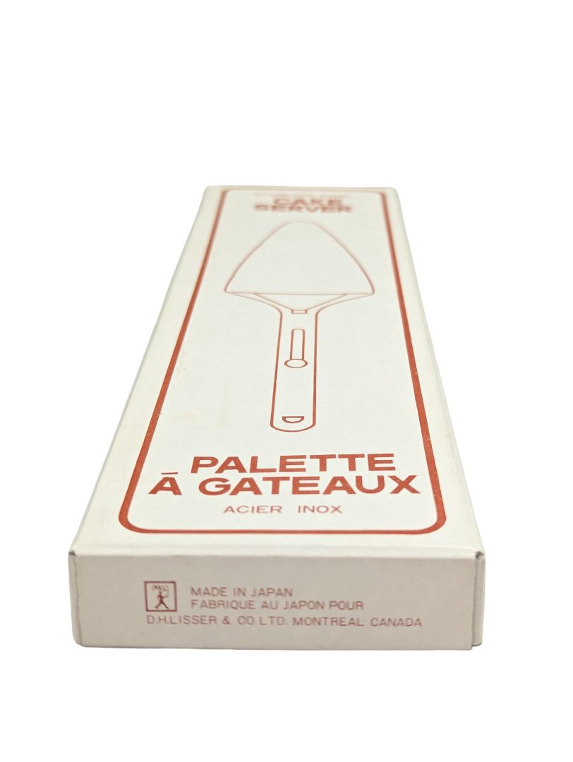 Vintage Stainless Steel Cake Server in Box