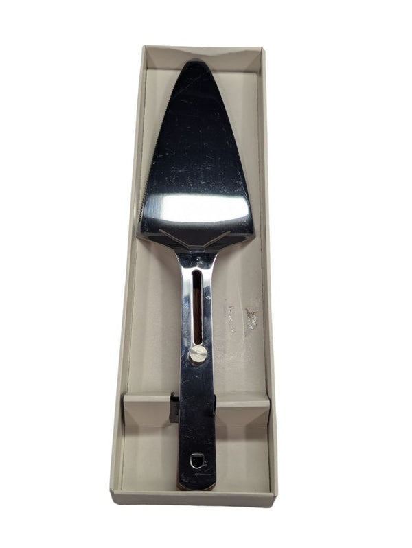Vintage Stainless Steel Cake Server in Box