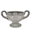 Brilliant cut crystal sugar bowl & cream pitcher