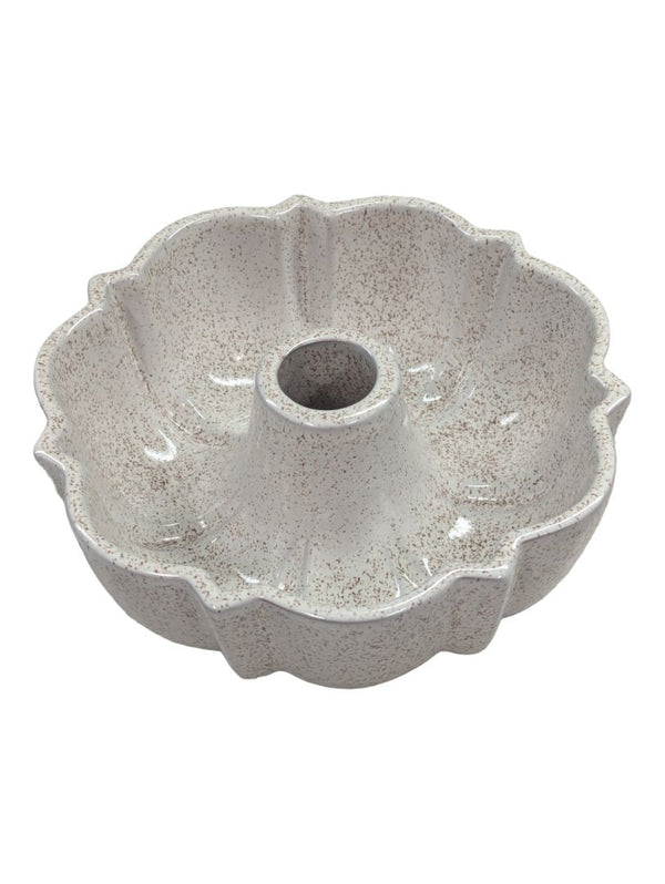 Vintage Speckled Cream Ceramic Stoneware