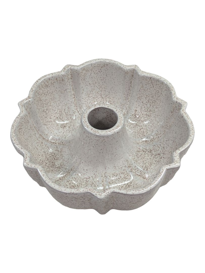 Vintage Speckled Cream Ceramic Stoneware