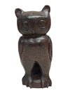 1985 Hand Carved Wooden Owl