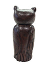 1985 Hand Carved Wooden Owl