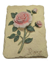 Vintage Lot Of 3 Chalkware Floral 3D Wall Plaques
