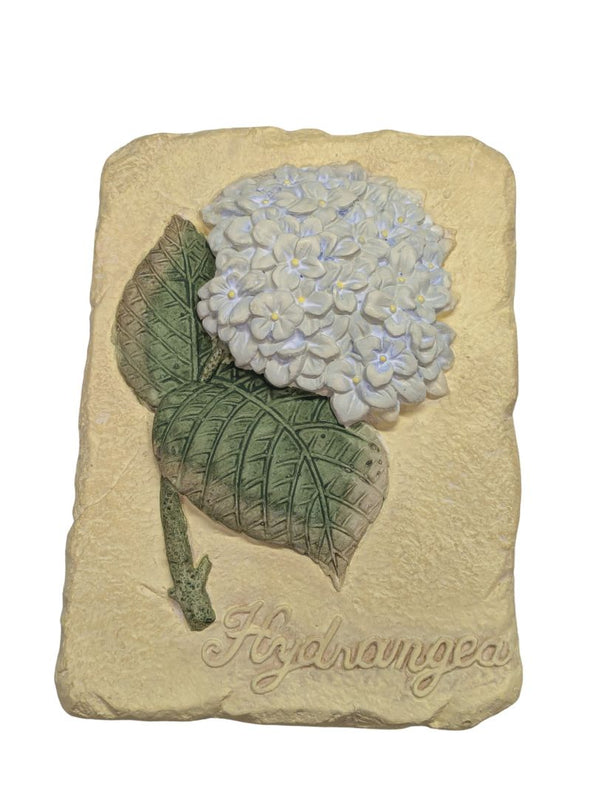 Vintage Lot Of 3 Chalkware Floral 3D Wall Plaques
