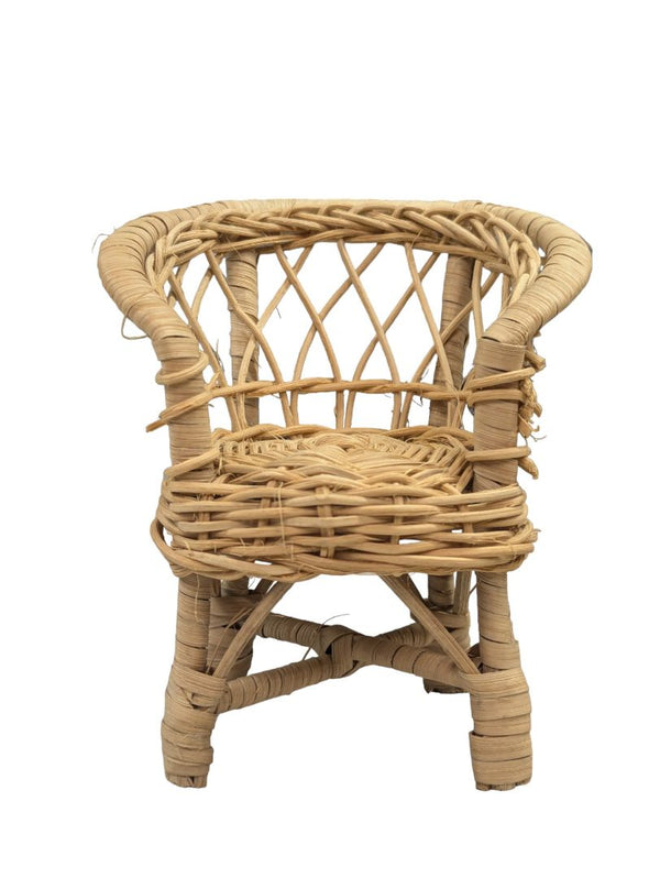 Vintage Miniature Wicker Furniture Set
