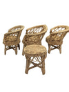 Vintage Miniature Wicker Furniture Set