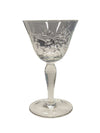 31 PC Etched Crystal Dining Set