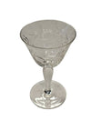 31 PC Etched Crystal Dining Set
