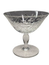 31 PC Etched Crystal Dining Set