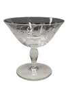 31 PC Etched Crystal Dining Set