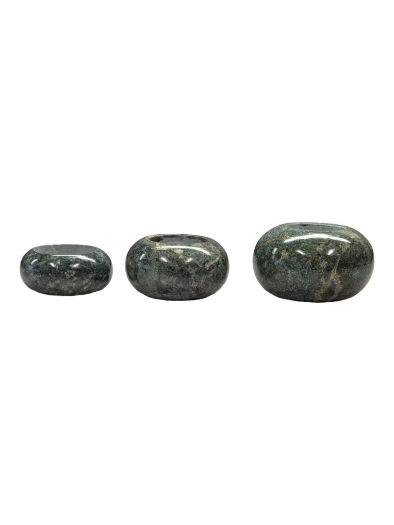 Vintage Marble Candle Holder Set Of 3 Tea Light