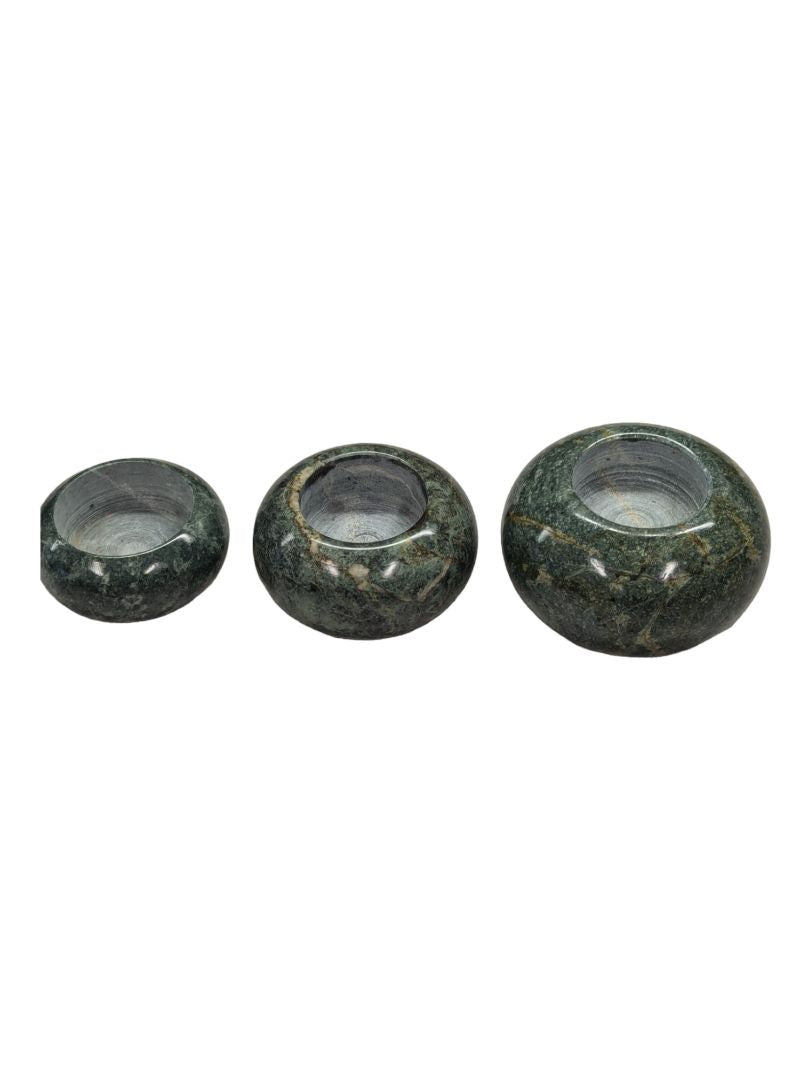 Vintage Marble Candle Holder Set Of 3 Tea Light
