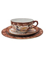 Lithophane 24k gold Hand Painted Japanese Tea Set