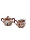 Lithophane 24k gold Hand Painted Japanese Tea Set