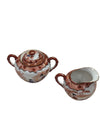 Lithophane 24k gold Hand Painted Japanese Tea Set