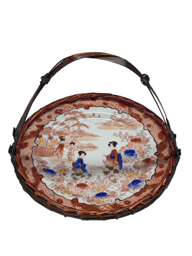 Lithophane 24k gold Hand Painted Japanese Tea Set