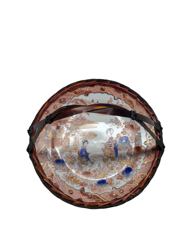 Lithophane 24k gold Hand Painted Japanese Tea Set