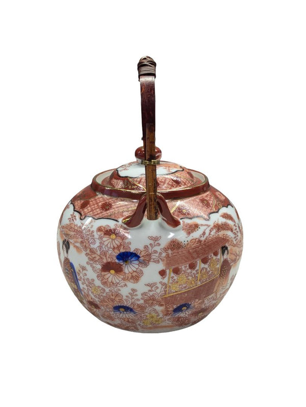 Lithophane 24k gold Hand Painted Japanese Tea Set