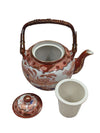Lithophane 24k gold Hand Painted Japanese Tea Set